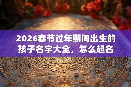 2026春节过年期间出生的孩子名字大全,怎么起名 2026春节过年期间出生的孩子名字大全,怎么起名