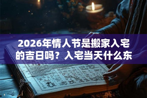 2026年情人节是搬家入宅的吉日吗？入宅当天什么东西先进？