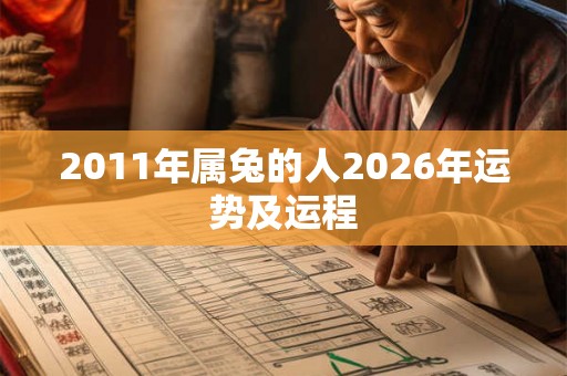 2011年属兔的人2026年运势及运程 2011年属兔的人2026年运势及运程