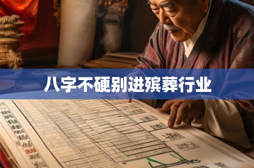八字不硬别进殡葬行业