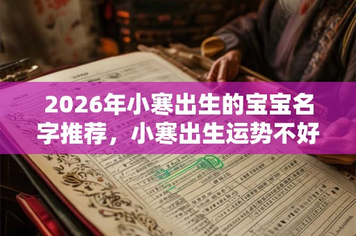 2026年小寒出生的宝宝名字推荐，小寒出生运势不好？