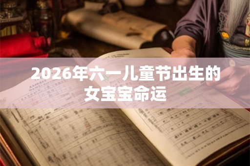 2026年六一儿童节出生的女宝宝命运