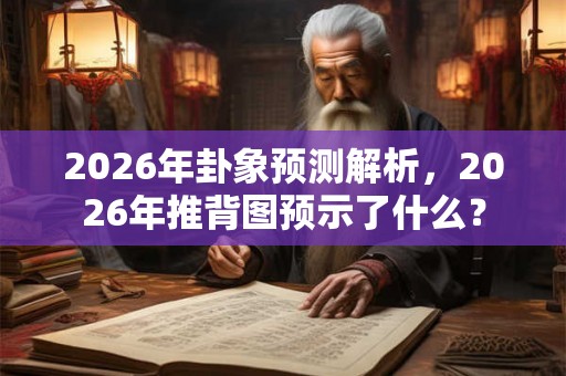 2026年卦象预测解析，2026年推背图预示了什么？