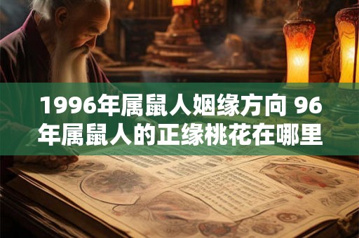 1996年属鼠人姻缘方向 96年属鼠人的正缘桃花在哪里
