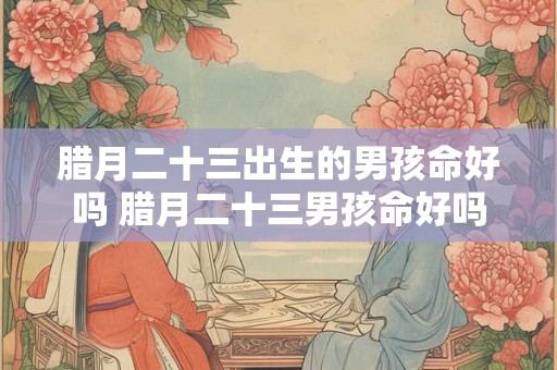 腊月二十三出生的男孩命好吗 腊月二十三男孩命好吗