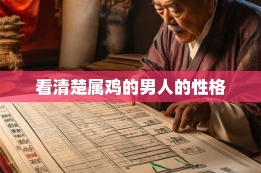 看清楚属鸡的男人的性格