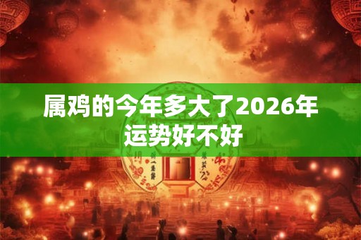 属鸡的今年多大了2026年 运势好不好