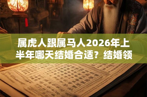 属虎人跟属马人2026年上半年哪天结婚合适?结婚领证要准备什么? 属虎人跟属马人2026年上半年哪天结婚合适?结婚领证要准备什么?