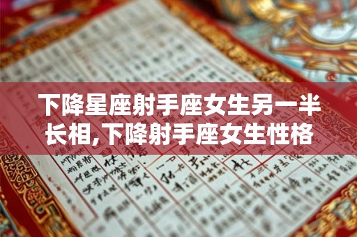 下降星座射手座女生另一半长相,下降射手座女生性格
