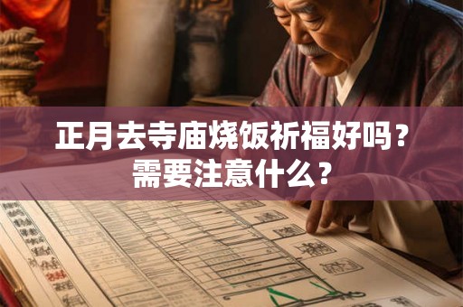 正月去寺庙烧饭祈福好吗？需要注意什么？