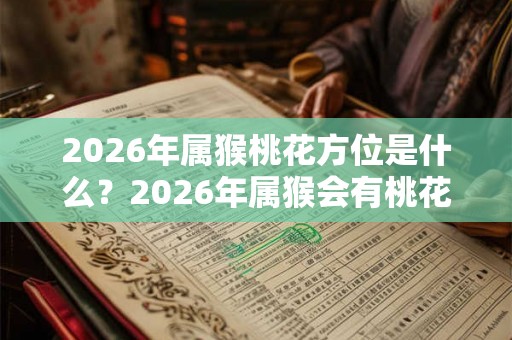 2026年属猴桃花方位是什么？2026年属猴会有桃花运吗？