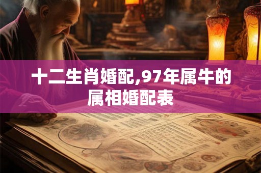 十二生肖婚配,97年属牛的属相婚配表