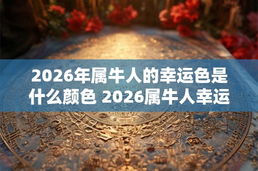 2026年属牛人的幸运色是什么颜色 2026属牛人幸运色
