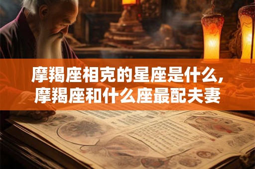 摩羯座相克的星座是什么,摩羯座和什么座最配夫妻 摩羯座相克的星座是什么,摩羯座和什么座最配夫妻