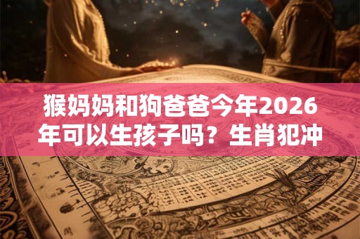 猴妈妈和狗爸爸今年2026年可以生孩子吗？生肖犯冲吗？