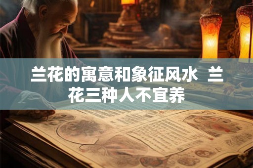 兰花的寓意和象征风水 兰花三种人不宜养 兰花的寓意和象征风水 兰花三种人不宜养