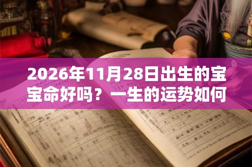 2026年11月28日出生的宝宝命好吗?一生的运势如何 2026年11月28日出生的宝宝命好吗?一生的运势如何
