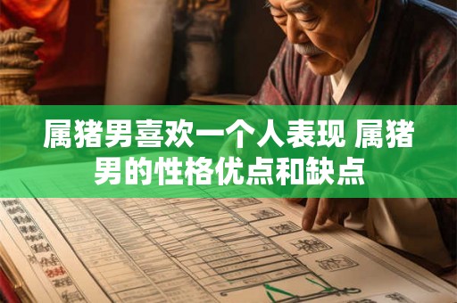 属猪男喜欢一个人表现 属猪男的性格优点和缺点