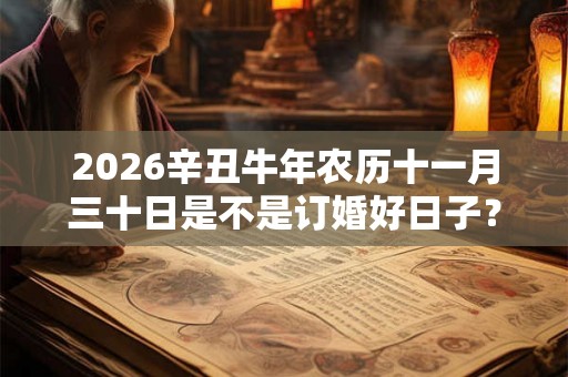 2026辛丑牛年农历十一月三十日是不是订婚好日子？