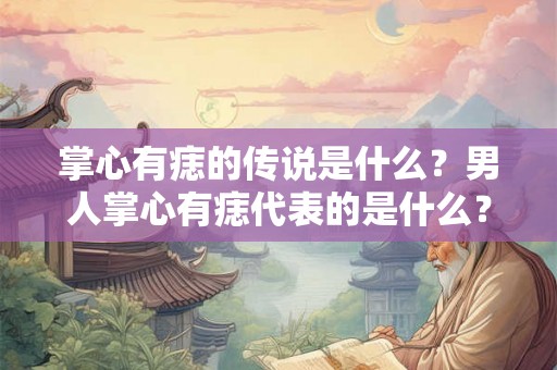 掌心有痣的传说是什么?男人掌心有痣代表的是什么? 掌心有痣的传说是什么?男人掌心有痣代表的是什么?