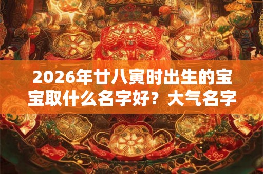 2026年廿八寅时出生的宝宝取什么名字好？大气名字精选
