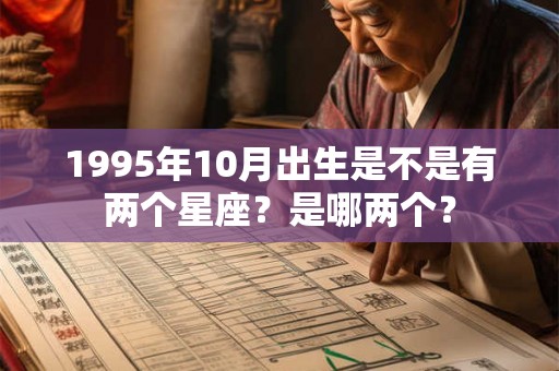 1995年10月出生是不是有两个星座？是哪两个？