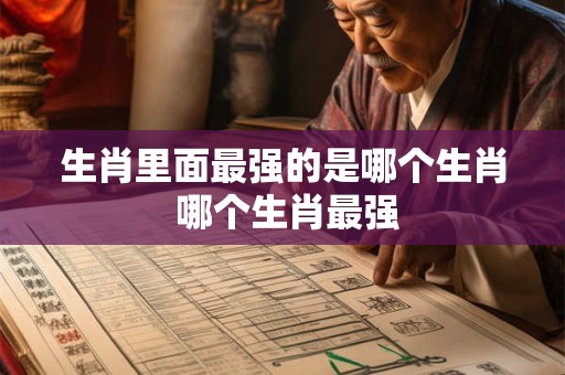 生肖里面最强的是哪个生肖 哪个生肖最强