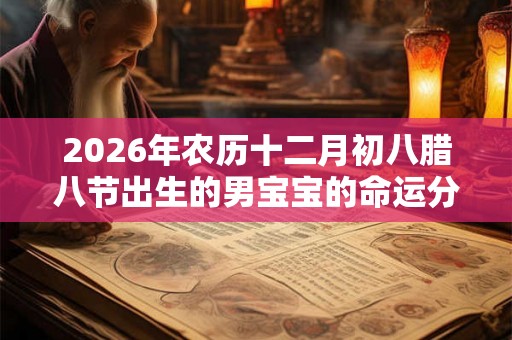 2026年农历十二月初八腊八节出生的男宝宝的命运分析