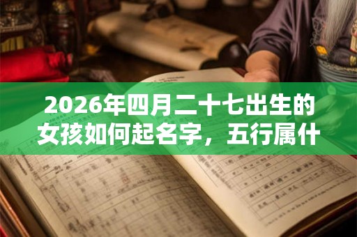 2026年四月二十七出生的女孩如何起名字，五行属什么