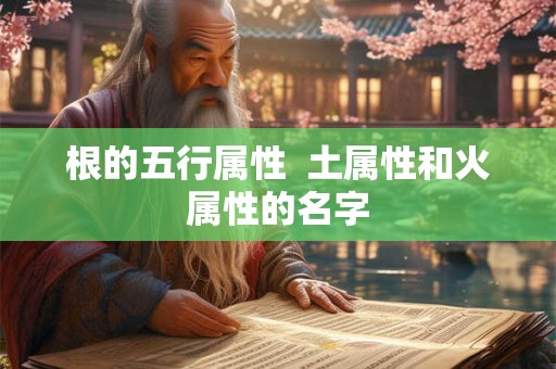 根的五行属性  土属性和火属性的名字
