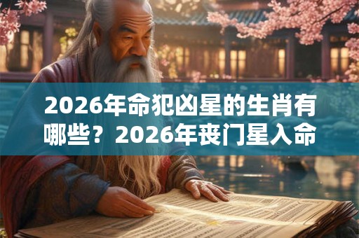 2026年命犯凶星的生肖有哪些?2026年丧门星入命的生肖 2026年命犯凶星的生肖有哪些?2026年丧门星入命的生肖