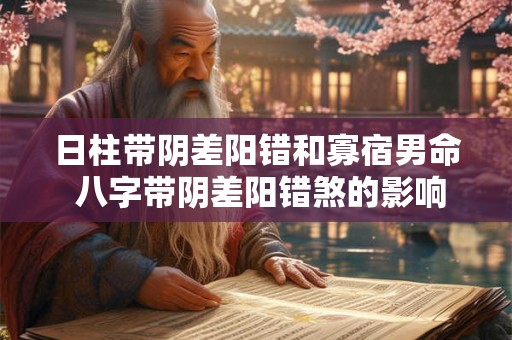 日柱带阴差阳错和寡宿男命 八字带阴差阳错煞的影响 日柱带阴差阳错和寡宿男命 八字带阴差阳错煞的影响