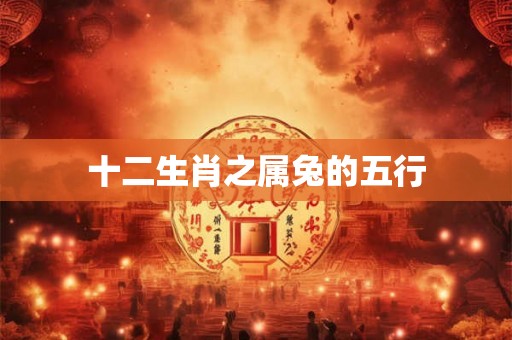 十二生肖之属兔的五行
