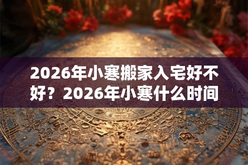 2026年小寒搬家入宅好不好？2026年小寒什么时间适合搬家入宅？
