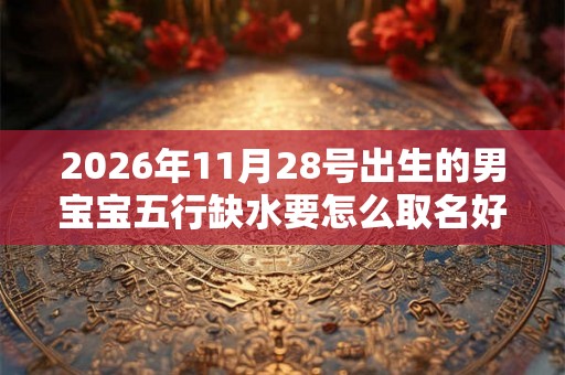 2026年11月28号出生的男宝宝五行缺水要怎么取名好