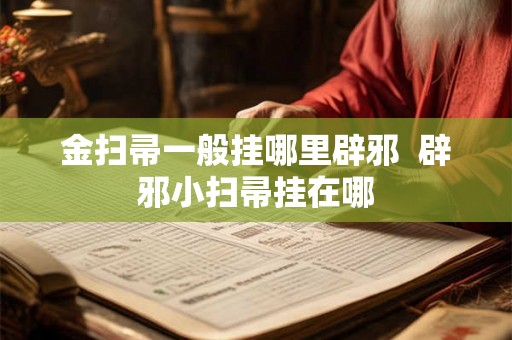 金扫帚一般挂哪里辟邪 辟邪小扫帚挂在哪 金扫帚一般挂哪里辟邪 辟邪小扫帚挂在哪