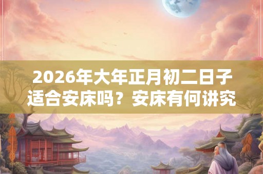 2026年大年正月初二日子适合安床吗？安床有何讲究？