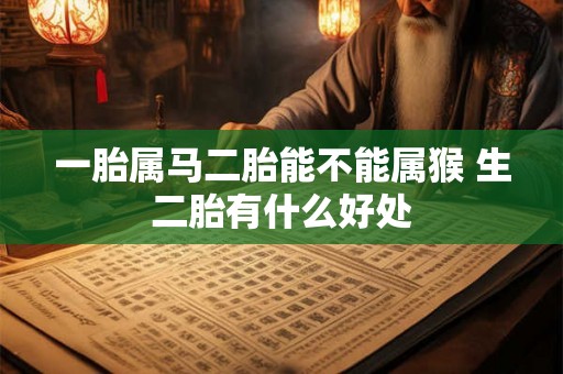 一胎属马二胎能不能属猴 生二胎有什么好处