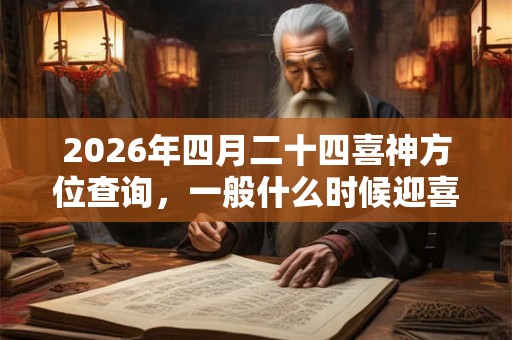 2026年四月二十四喜神方位查询，一般什么时候迎喜神？