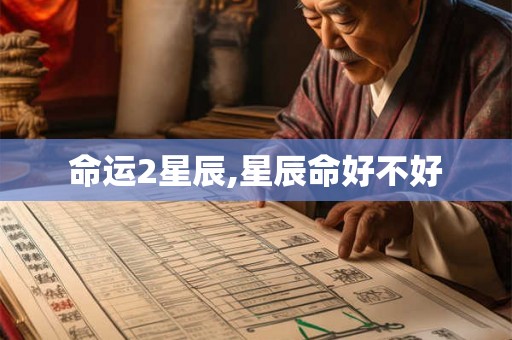 命运2星辰,星辰命好不好