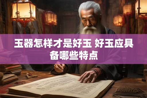玉器怎样才是好玉 好玉应具备哪些特点
