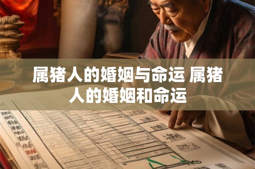 属猪人的婚姻与命运 属猪人的婚姻和命运