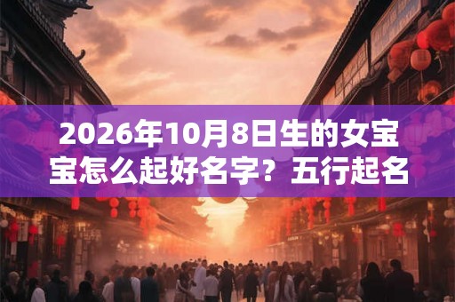 2026年10月8日生的女宝宝怎么起好名字？五行起名怎么起？