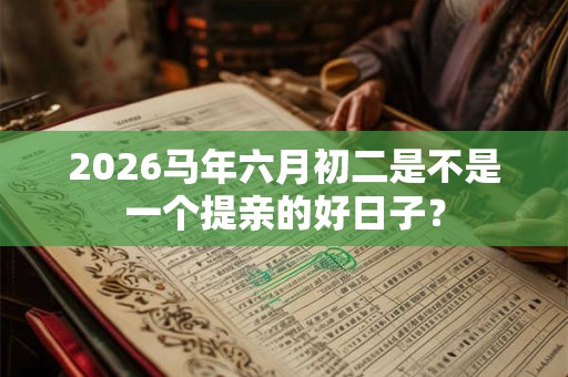 2026马年六月初二是不是一个提亲的好日子？