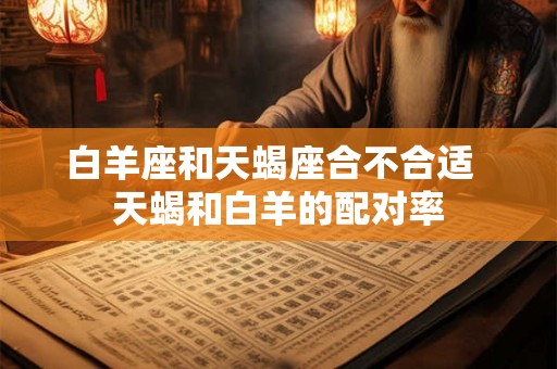 白羊座和天蝎座合不合适 天蝎和白羊的配对率 白羊座和天蝎座合不合适 天蝎和白羊的配对率
