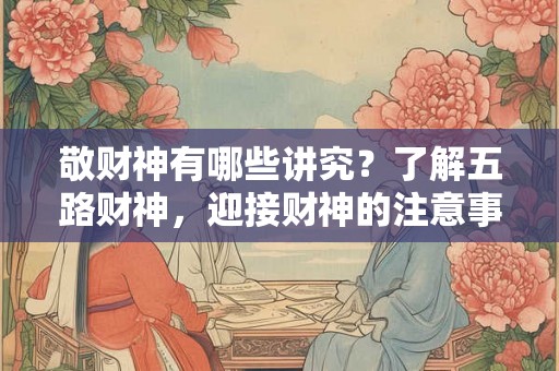 敬财神有哪些讲究？了解五路财神，迎接财神的注意事项