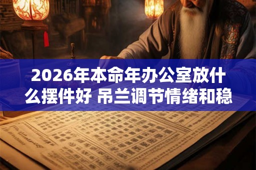 2026年本命年办公室放什么摆件好 吊兰调节情绪和稳定心态