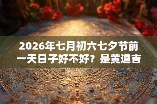 2026年七月初六七夕节前一天日子好不好？是黄道吉日吗？