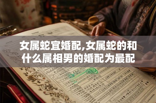 女属蛇宜婚配,女属蛇的和什么属相男的婚配为最配 女属蛇宜婚配,女属蛇的和什么属相男的婚配为最配