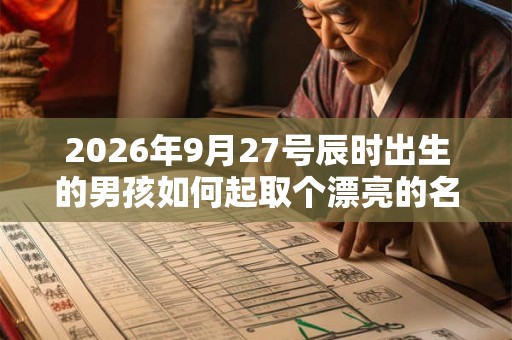 2026年9月27号辰时出生的男孩如何起取个漂亮的名字和五行属性 2026年9月27号辰时出生的男孩如何起取个漂亮的名字和五行属性